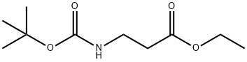 3-(BOC-氨基)丙酸乙酯, 88574-53-2, 结构式