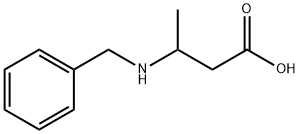 Butanoic acid, 3-[(phenylmethyl)amino]-
 Structure