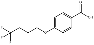 4-（4,4,4-三氟丁氧基）苯甲酸 结构式