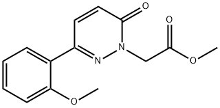 methyl [3-(2-methoxyphenyl)-6-oxopyridazin-1(6H)-yl]acetate 结构式
