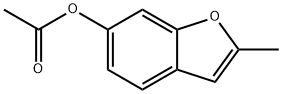 6-acetoxy-2-methylbenzofuran Structure