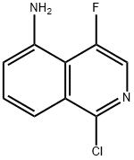 1-CHLORO-4-FLUOROISOQUINOLIN-5-AMINE, 928665-23-0, 结构式