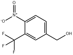 (4-硝基-3-(三氟甲基)苯基)甲醇 结构式