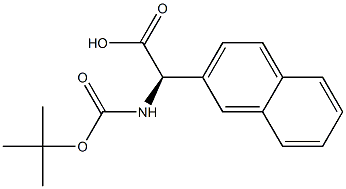 (2R)-2-[(TERT-BUTOXY)CARBONYLAMINO]-2-(2-NAPHTHYL)ACETIC ACID Struktur