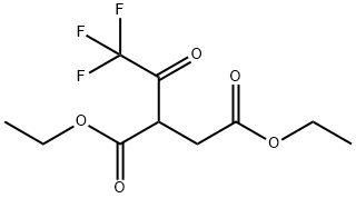 diethyl 2-(2,2,2-trifluoroacetyl)succinate Structure