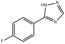 3-(4-氟苯基)-1H-1,2,4-三唑 结构式