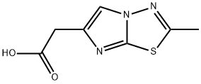 2-(2-Methylimidazo[2,1-B][1,3,4]Thiadiazol-6-Yl)Acetic Acid Structure