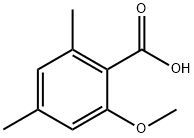 2-甲氧基-4,6-二甲基苯甲酸 结构式