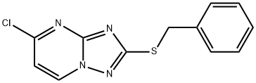 2-(Benzylthio)-5-Chloro-[1,2,4]Triazolo[1,5-A]Pyrimidine Structure