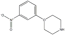 1-(3-硝基苯基)-吗啉, , 结构式