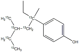 4-(1-Ethyl-1,3-dimethyl-pentyl)-(13C6) phenol