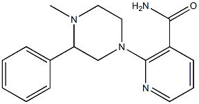 2-(4-methyl-3-phenylpiperazin-1-yl)nicotinamide Structure