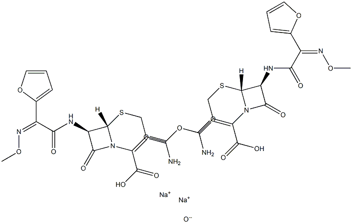 头孢呋辛钠氧化杂质2, , 结构式