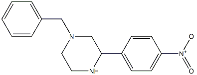 1-(3-硝基苯基)-1-苄基哌嗪, , 结构式