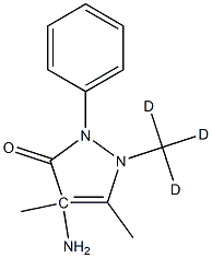 4-Methyl Amino Antipyrine-d3