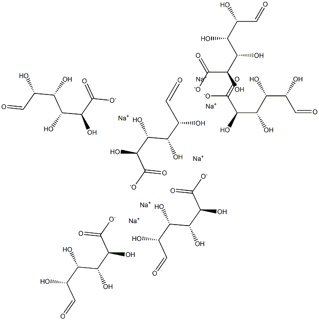 L-hexaguluronic acid hexasodium salt Structure