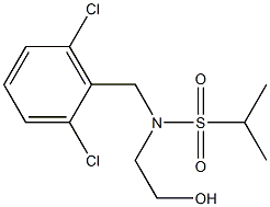 N-(2,6-dichlorobenzyl)-N-(2-hydroxyethyl)propane-2-sulfonamide