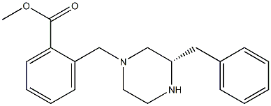 (S)-methyl2-((3-benzylpiperazin-1-yl)methyl)benzoate