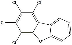 1,2,3,4-TETRACHLORODIBENZOFURAN (13C12, 99%) 50 ug/ml in Nonane, , 结构式