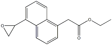 ethyl 2-(5-oxidanylnaphthalen-1-yl)ethanoate Struktur