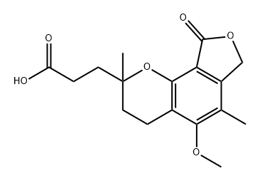 2-(morpholin-4-yl)ethyl(4E)-6-(4,6-dihydroxy-7-methyl-3-oxo-1,3-dihydroisobenzofuran-5-yl)-4-methylhex-4-enoate Structure