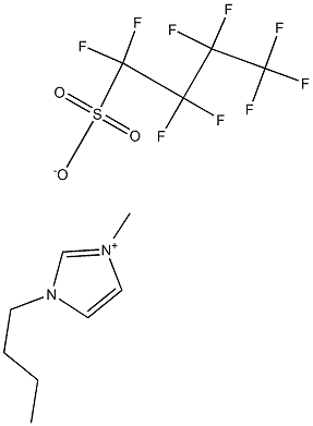 1-butyl-3-methylimidazolium perfluorobutanesulfonate Structure