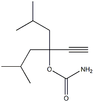 Carbamic acid, 1,1-diisobutyl-2-propynyl ester (6CI) Struktur