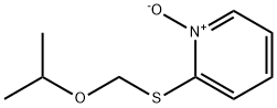 Pyridine, 2-(isopropoxymethylthio)-, 1-oxide (6CI) 结构式