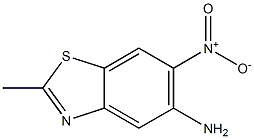 2-甲基-6-硝基苯并[D]噻唑-5-胺 结构式