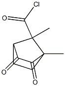 7-Norbornanecarbonyl chloride, 1,7-dimethyl-2,3-dioxo- (6CI) 结构式