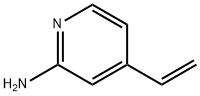 4-乙烯基吡啶-2-胺 结构式
