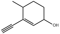 2-Cyclohexen-1-ol, 3-ethynyl-4-methyl- (6CI) 结构式