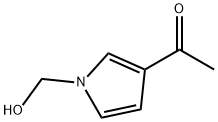 Ketone, 1-(hydroxymethyl)pyrrol-3-yl methyl (8CI) Structure