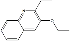 Quinoline, 3-ethoxy-2-ethyl- (4CI) Structure