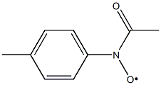 Nitroxide,  acetyl  4-methylphenyl  (9CI) Structure