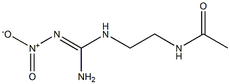 Acetamide,  N-[2-(2-nitroguanidino)ethyl]-  (5CI) Structure
