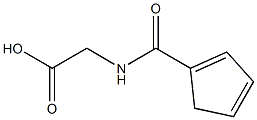 Glycine,  N-cyclopentadienylcarbonyl-  (6CI) Structure
