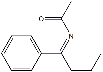 Acetamide,  N-(-alpha--propylbenzal)-  (2CI) Struktur