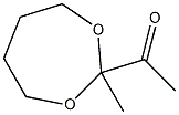 Ketone, methyl 2-methyl-1,3-dioxepan-2-yl (7CI) Structure