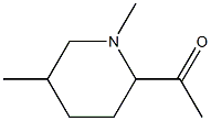 Ketone, 1,5-dimethyl-2-piperidyl methyl (7CI) Structure
