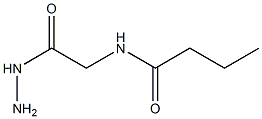 Glycine,  N-butyryl-,  hydrazide  (6CI) 结构式
