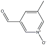 Nicotinaldehyde, 5-methyl-, 1-oxide (6CI) Structure