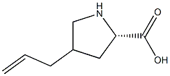 Proline, 4-allyl- (6CI) 结构式