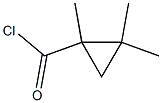 Cyclopropanecarbonyl chloride, 1,2,2-trimethyl- (6CI) 结构式