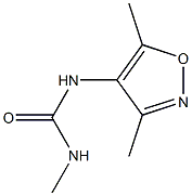 Urea, 1-(3,5-dimethyl-4-isoxazolyl)-3-methyl- (6CI) 结构式