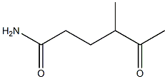 Hexanamide, 4-methyl-5-oxo- (6CI) Structure