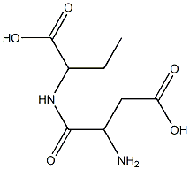 Succinamic  acid,  3-amino-N-(1-carboxypropyl)-  (6CI) Structure