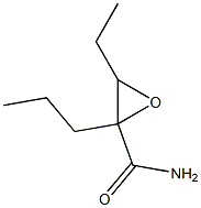 Valeramide, 2,3-epoxy-2-propyl- (6CI) Structure