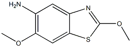 Benzothiazole, 5-amino-2,6-dimethoxy- (6CI) 结构式