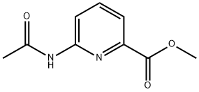 Picolinic acid, 6-acetamido-, methyl ester (6CI) Structure
